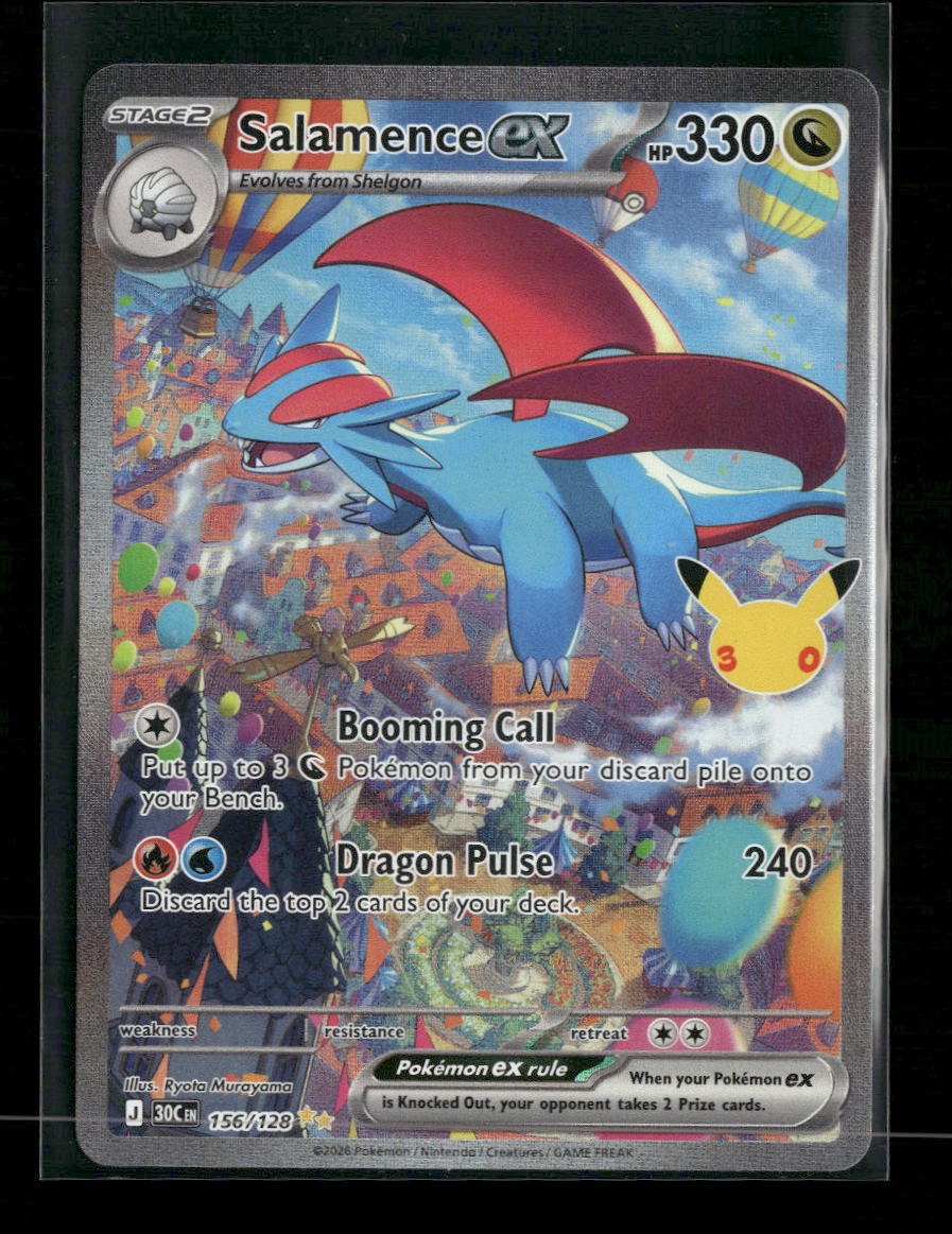 ME: 30th Celebration Salamence ex #156/128