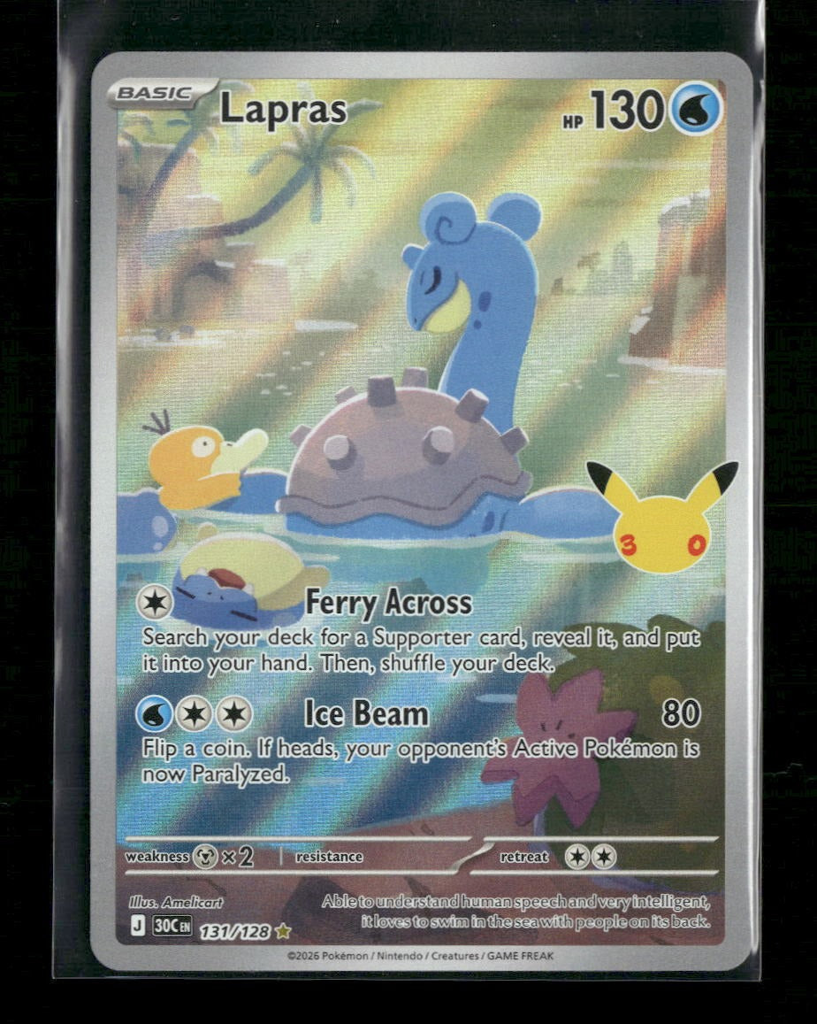 ME: 30th Celebration Lapras #131/128