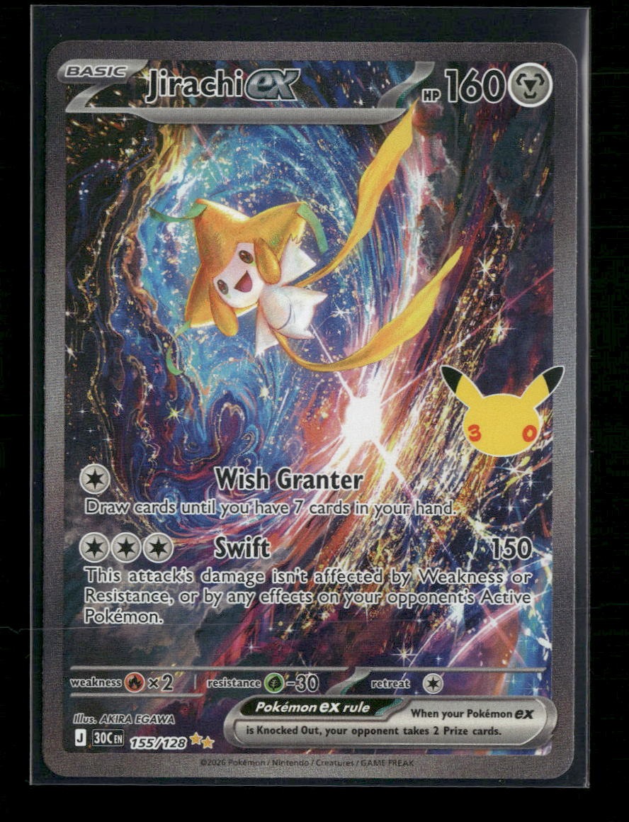 ME: 30th Celebration Jirachi ex #155/128