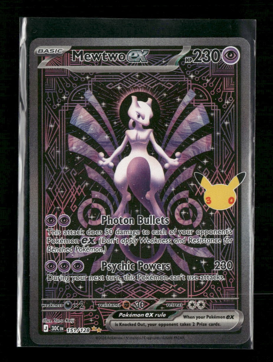 ME: 30th Celebration Mewtwo ex #151/128