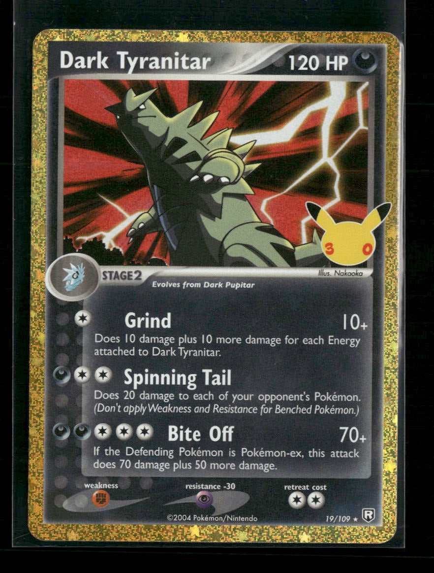 ME: 30th Celebration Classic Collection Dark Tyranitar #19/109
