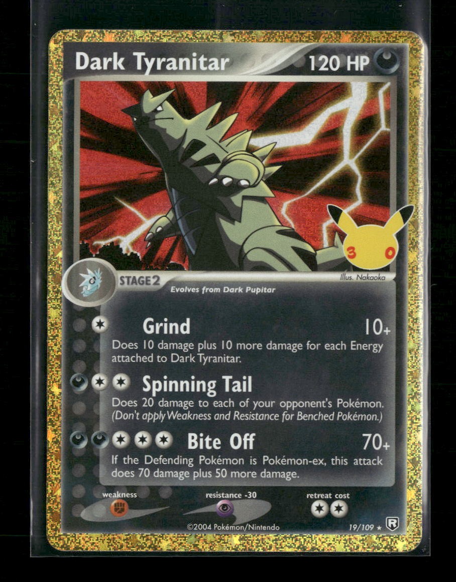 ME: 30th Celebration Classic Collection Dark Tyranitar #19/109