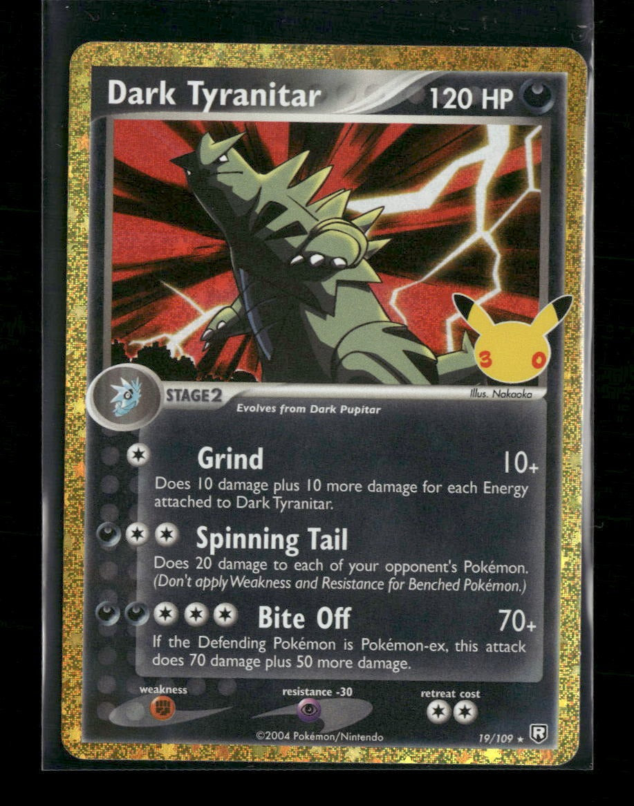 ME: 30th Celebration Classic Collection Dark Tyranitar #19/109