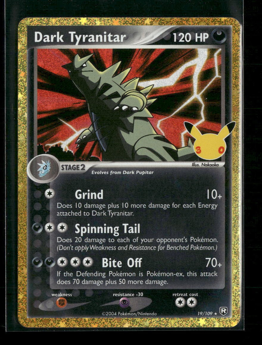 ME: 30th Celebration Classic Collection Dark Tyranitar #19/109