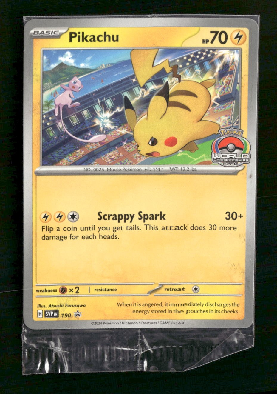 SV: Scarlet & Violet Promo Cards Pikachu #190