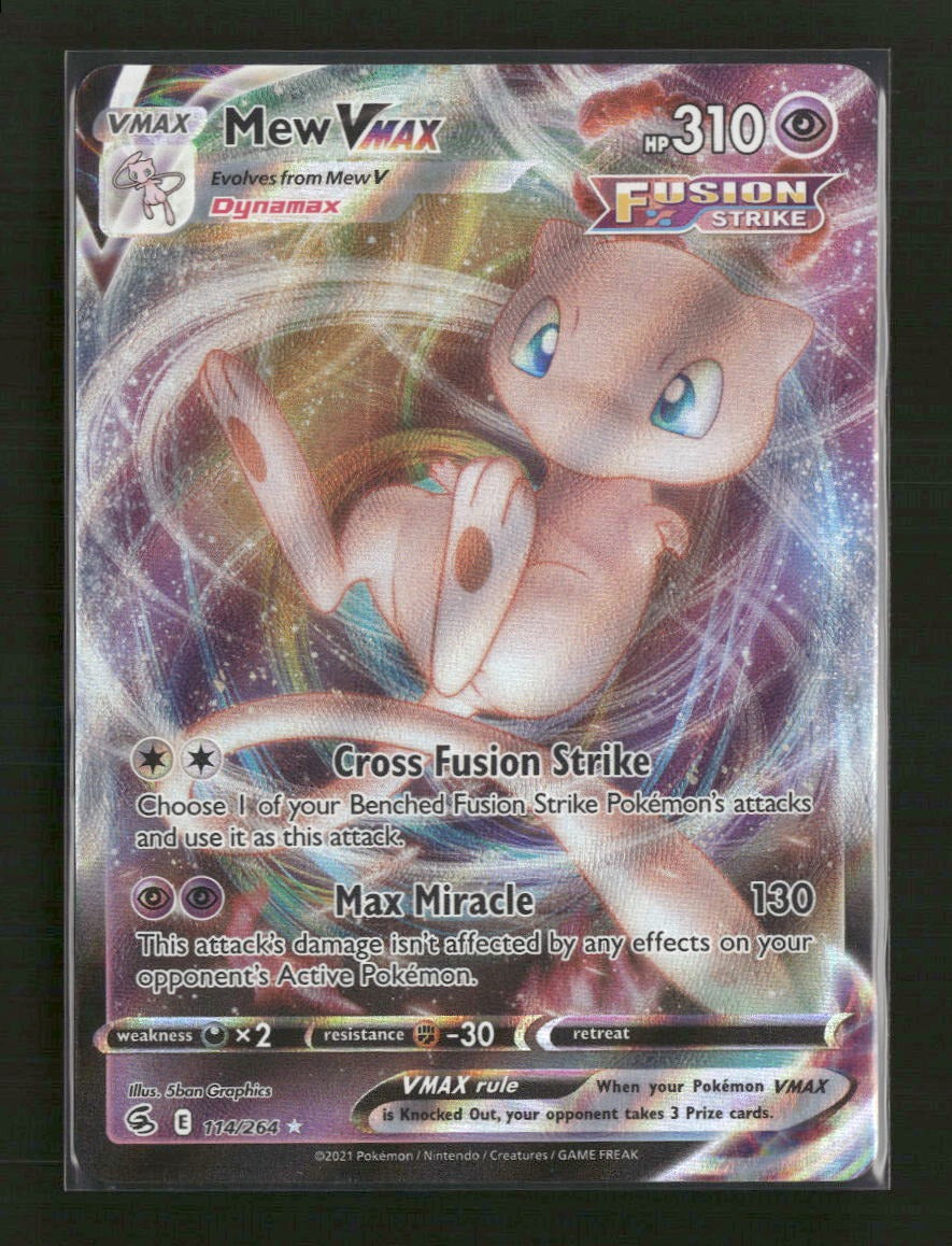 SWSH08: Fusion Strike Mew VMAX #114/264