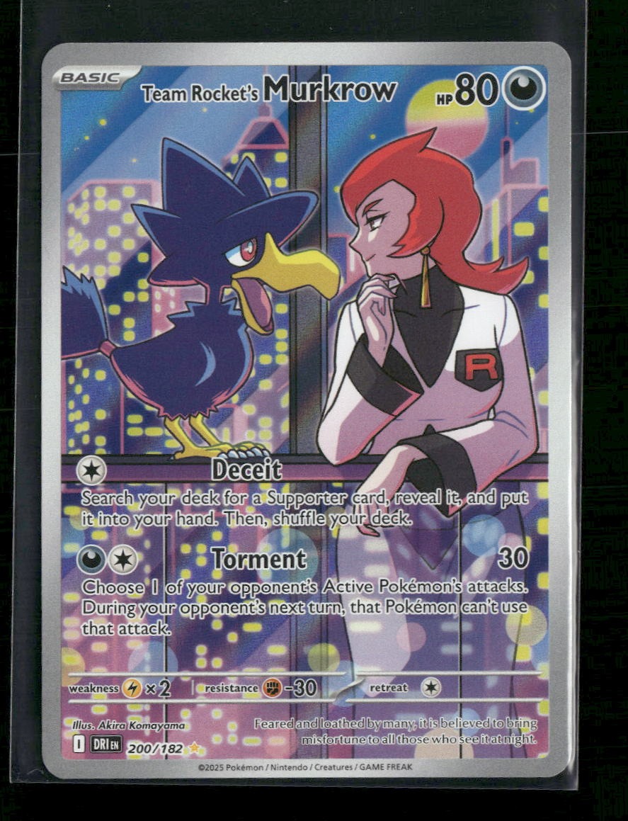 SV10: Destined Rivals Team Rocket's Murkrow #200/182