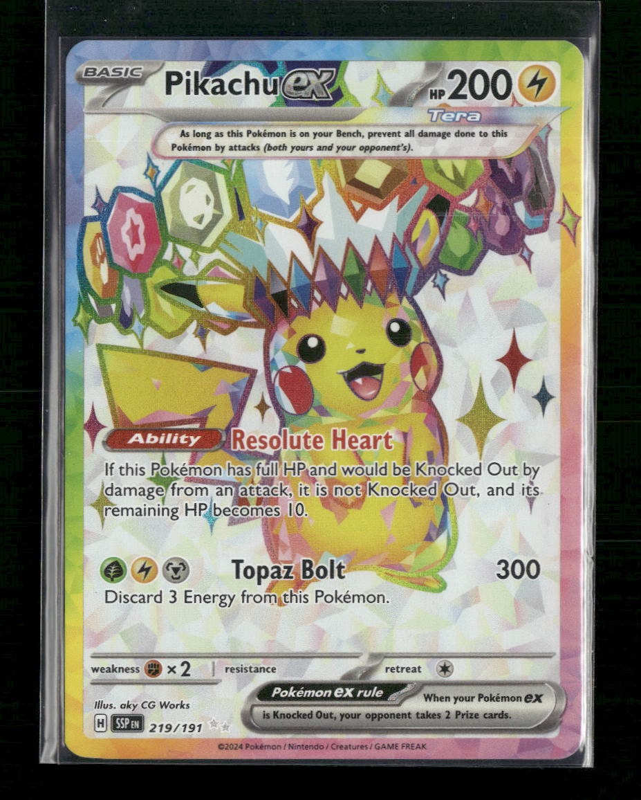 SV08: Surging Sparks Pikachu ex #219/191