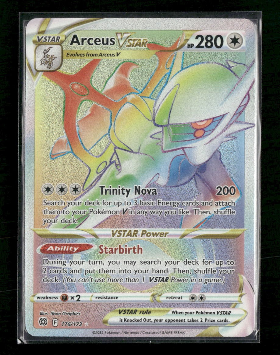 SWSH09: Brilliant Stars Arceus VSTAR (Secret) (176) #176/172