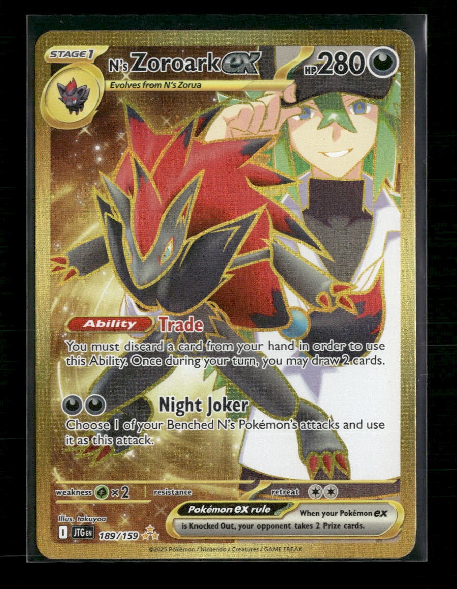 SV09: Journey Together N's Zoroark ex #189/159