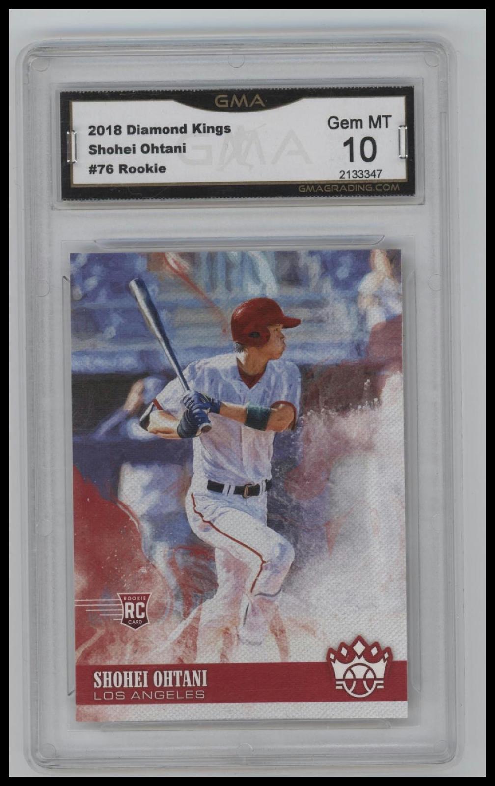 2018 Panini Diamond Kings Shohei Ohtani RC 10 GMA #76