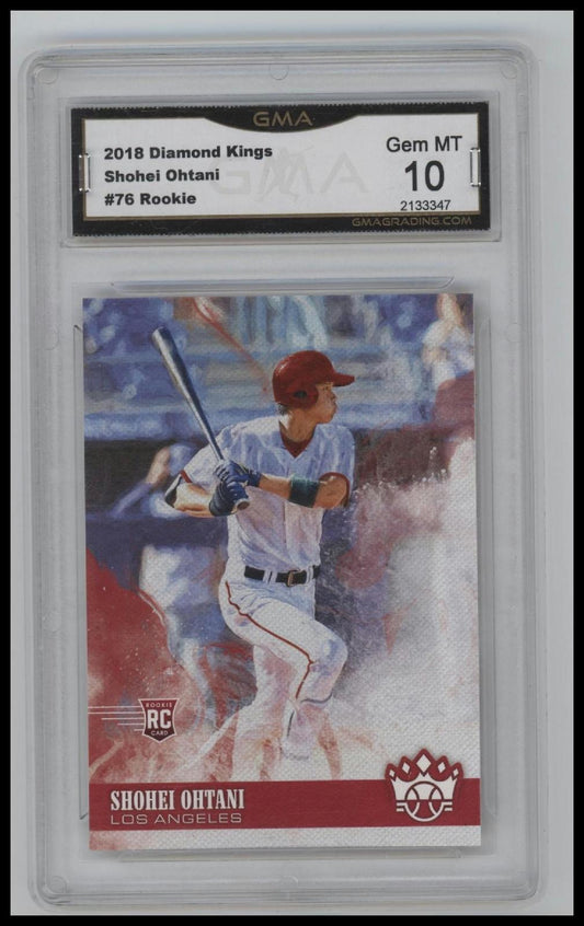 2018 Panini Diamond Kings Shohei Ohtani RC 10 GMA #76