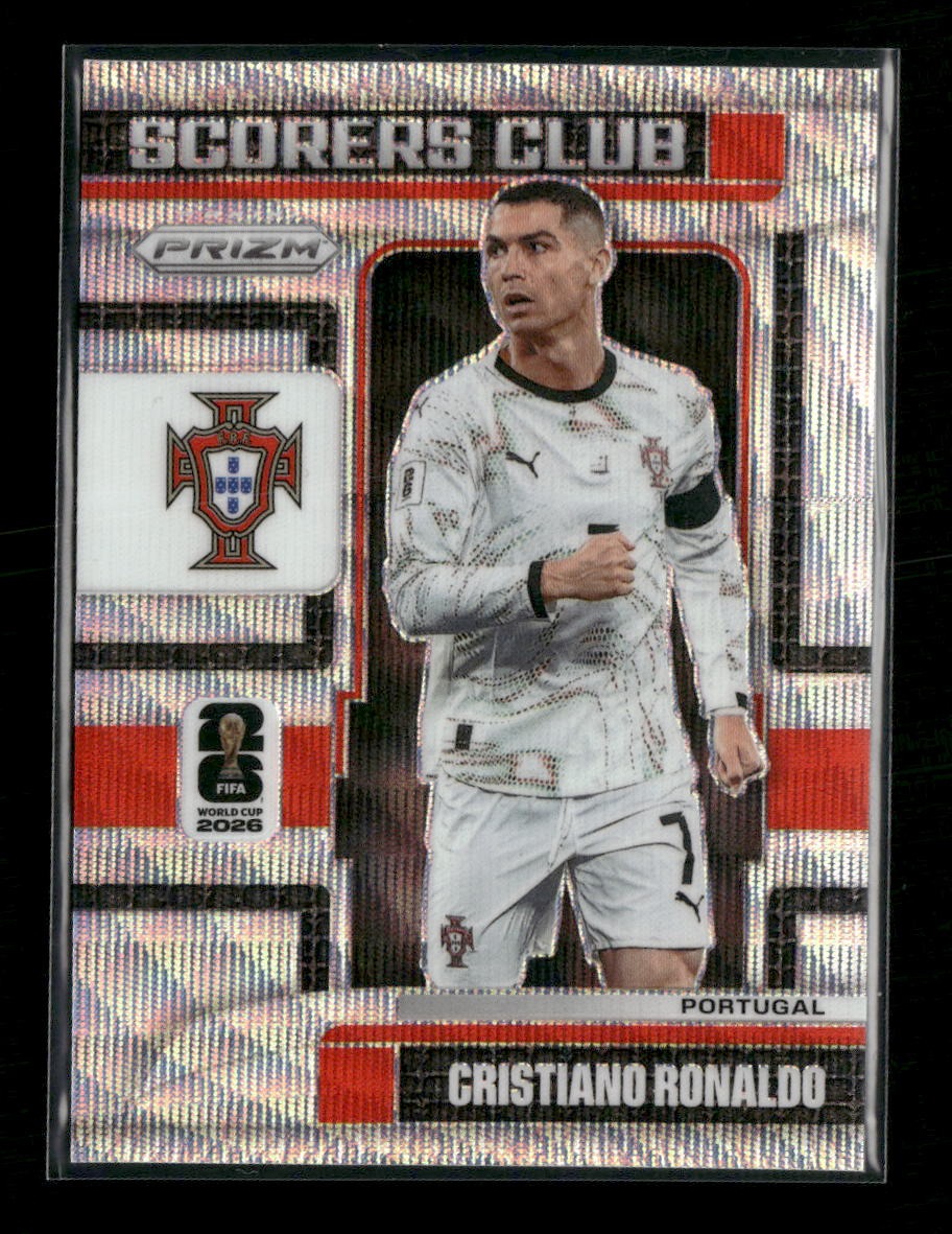 2026 Panini Prizm FIFA World Cup Scorers Club Wave Prizm Cristiano Ronaldo #21