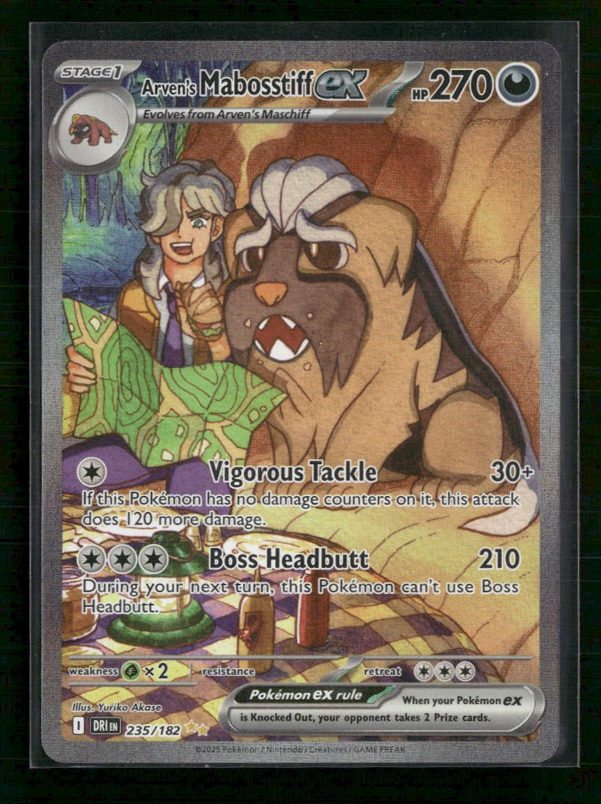 SV10: Destined Rivals Arven's Mabosstiff ex #235/182