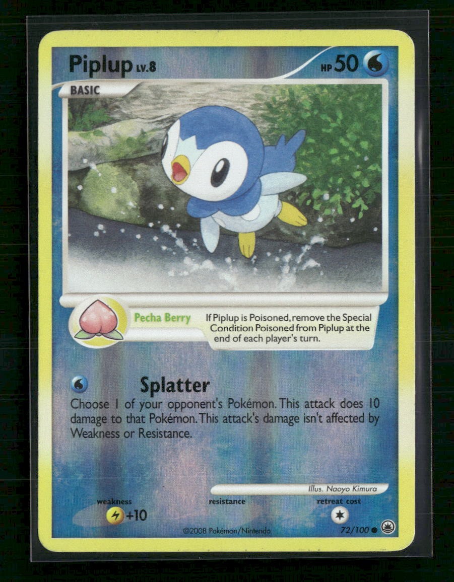 Majestic Dawn Piplup (72) Reverse Holo #72/100