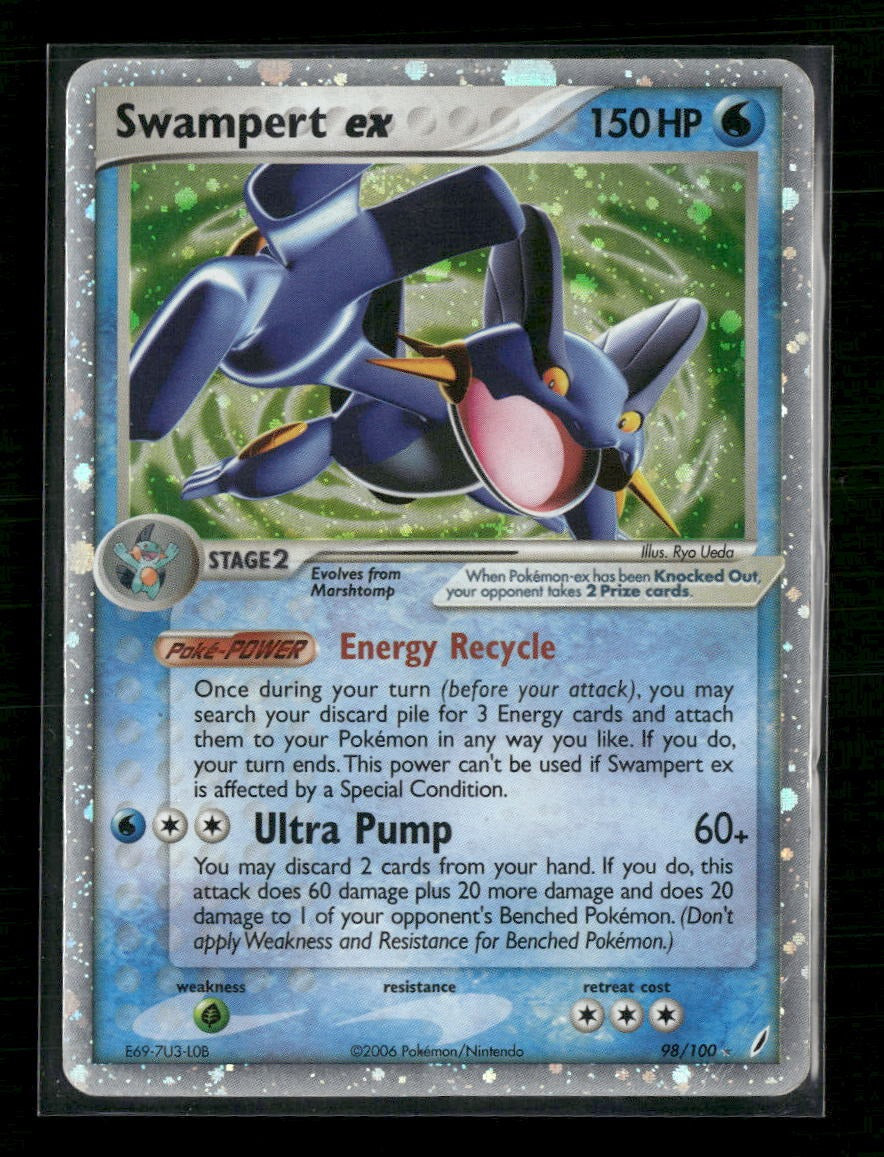 EX Crystal Guardians Swampert ex #98/100