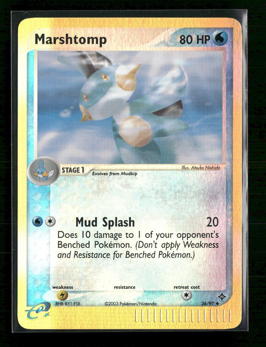 EX Dragon Marshtomp Reverse Holo #36/97
