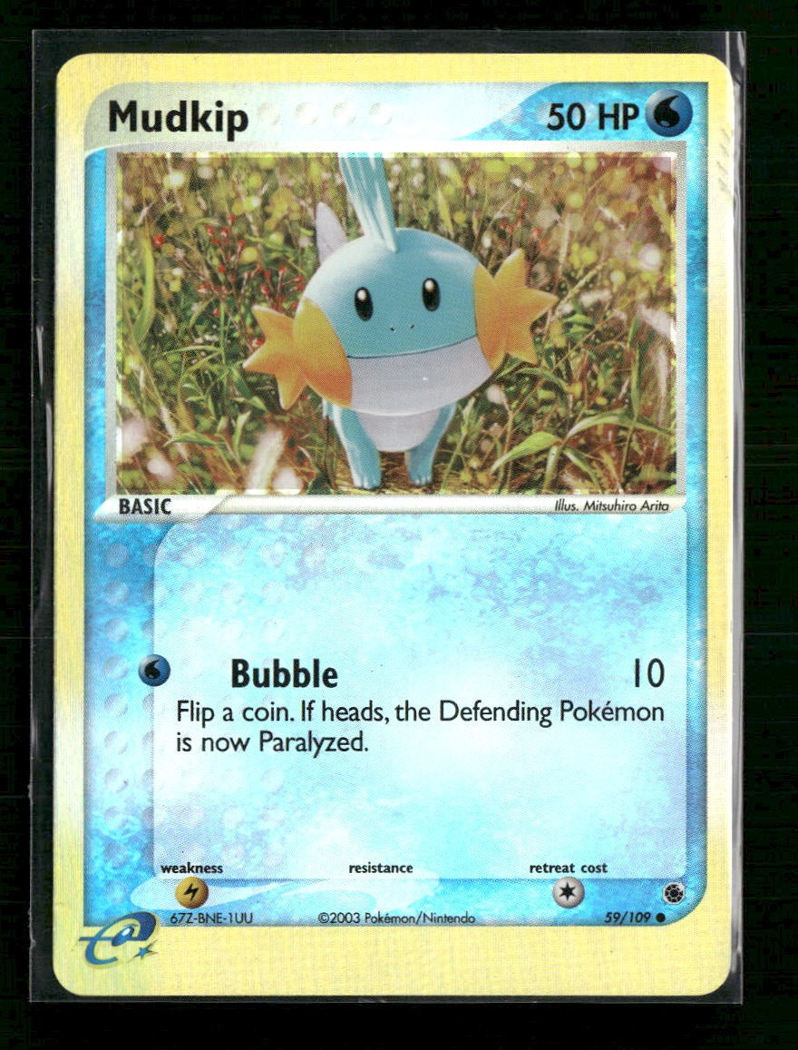 Ruby and Sapphire Mudkip Reverse Holo #59/109