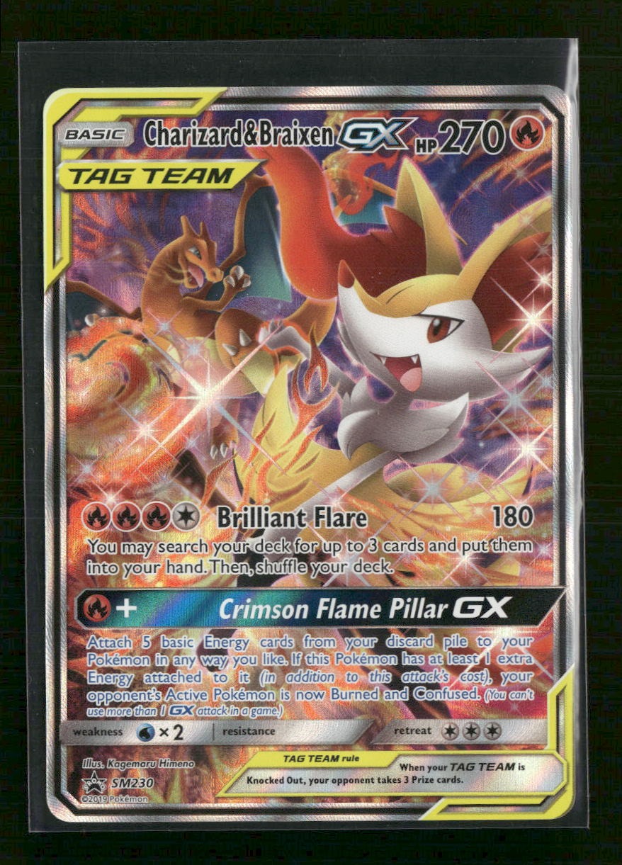SM Promos Charizard & Braixen GX #SM230