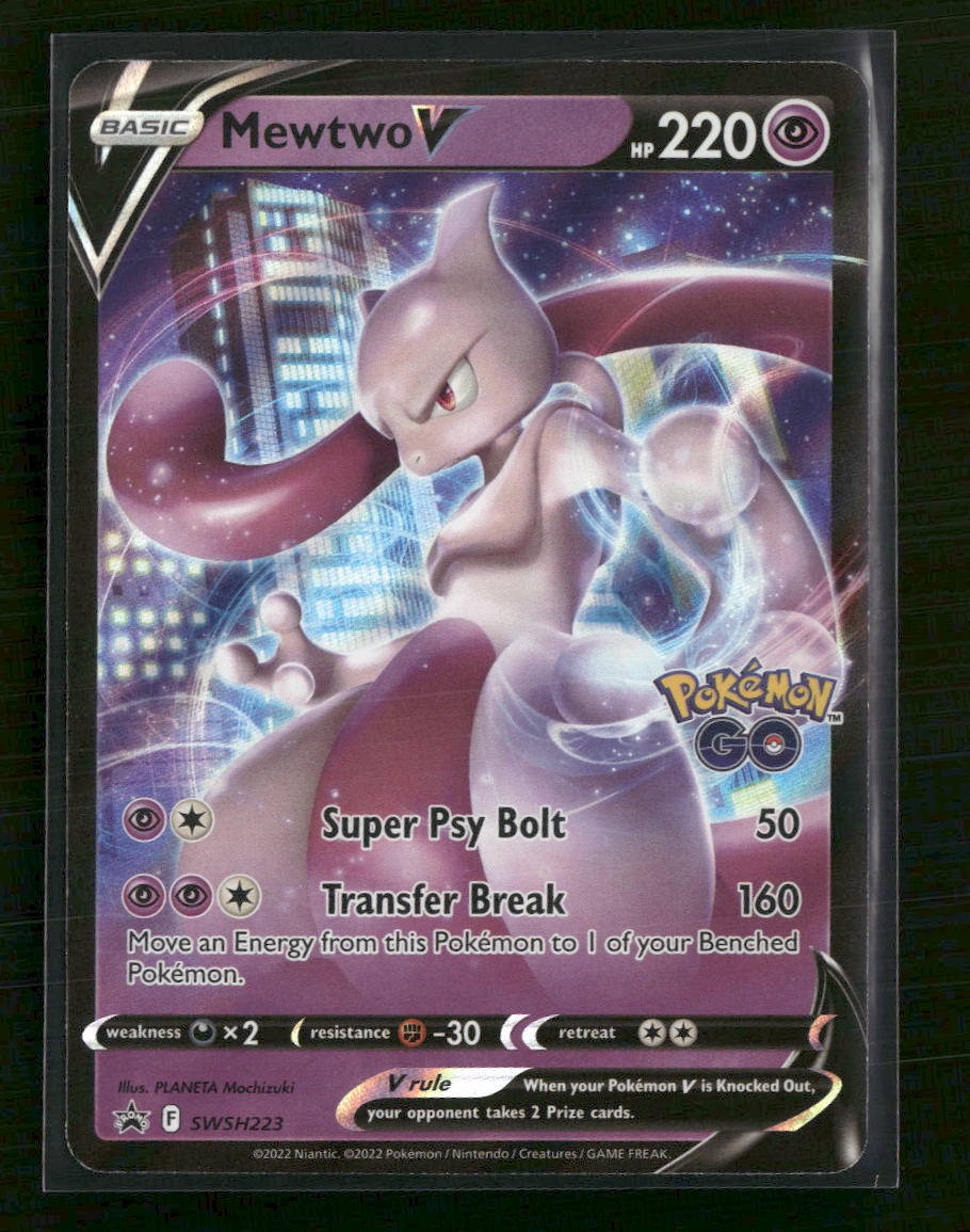 SWSH: Sword & Shield Promo Cards Mewtwo V #SWSH223