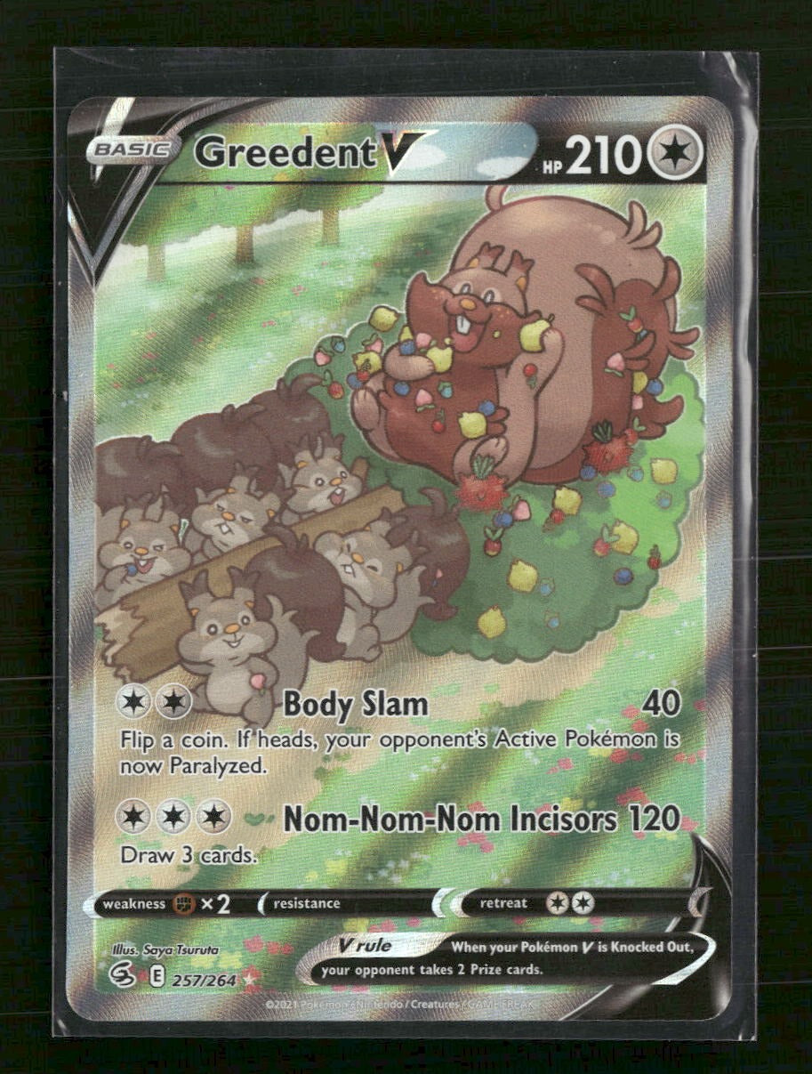 SWSH08: Fusion Strike Greedent V (Alternate Full Art) #257/264