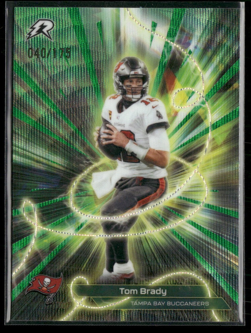2025 Topps Resurgence Conductors Green Surge Refractor Tom Brady #/175 #C-23