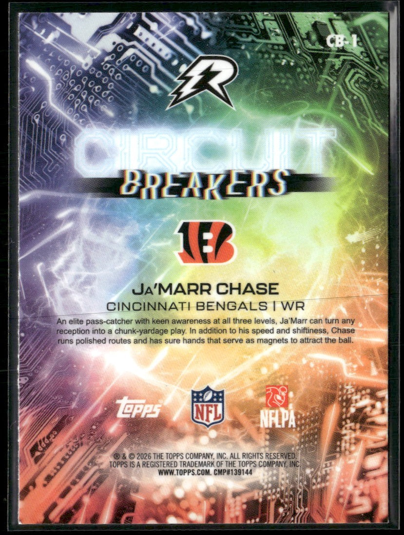 2025 Resurgence Circuit Breakers Bronze Surge Refractor Ja'Marr Chase #/350#CB-1