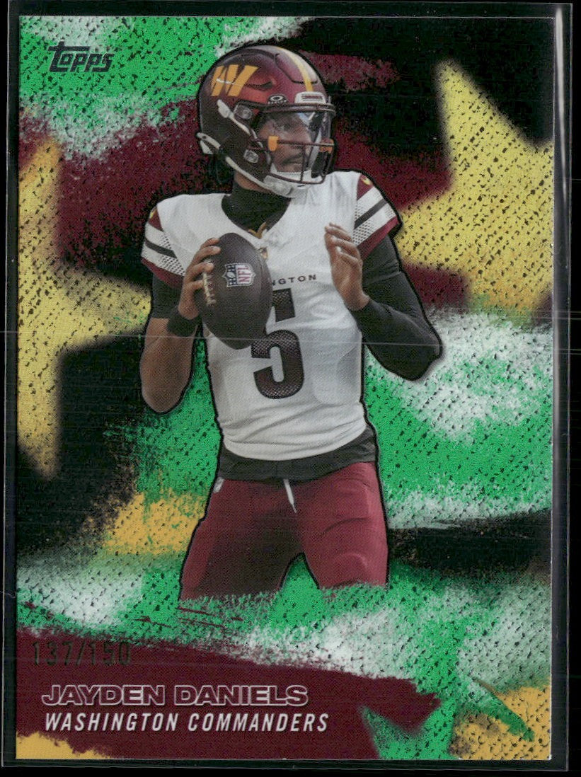 2026 Topps Flagship NFL Stars Green #/150 Jayden Daniels #NFLS-28