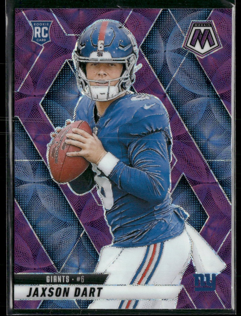 2025 Panini Mosaic Purple Scope Jaxson Dart RC #362