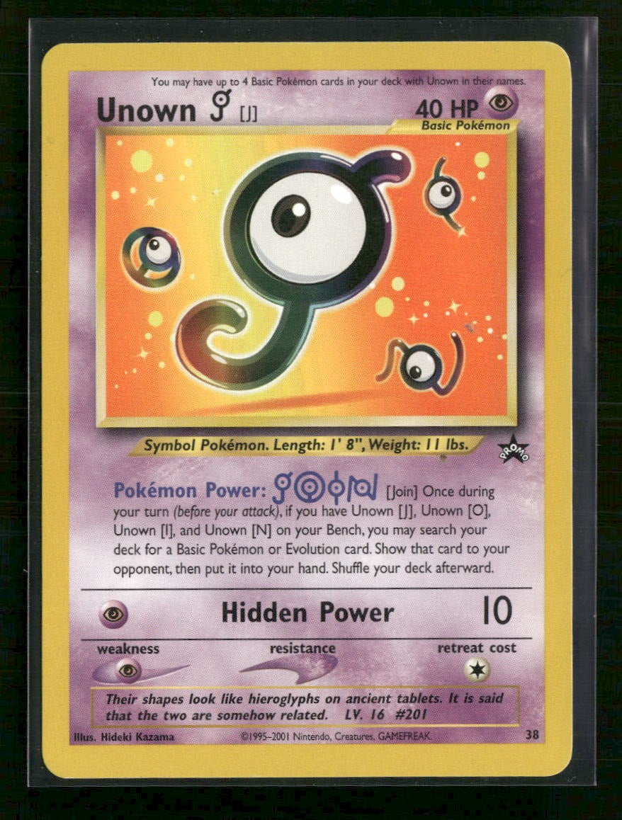 WoTC Promo Unown [J] #38/53