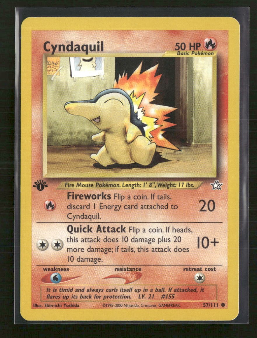 Neo Genesis Cyndaquil (57) 1st Edition #057/111