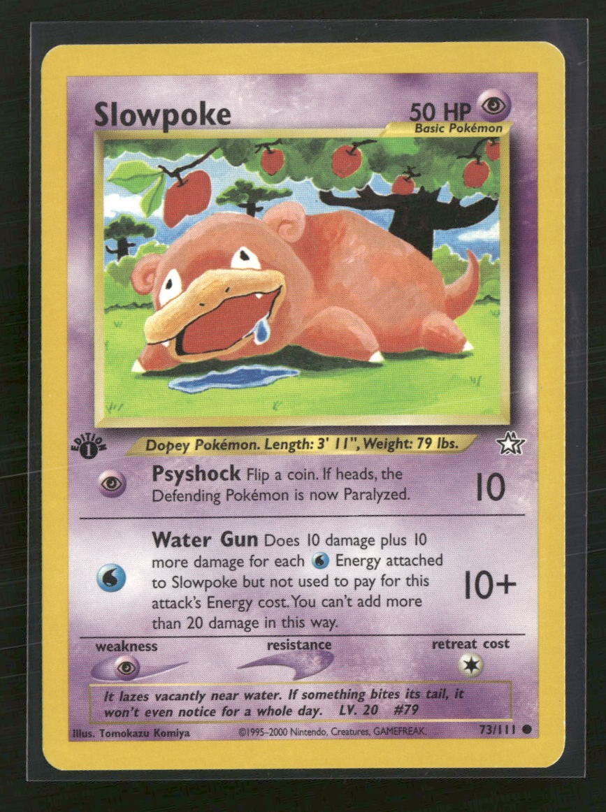 Neo Genesis Slowpoke 1st Edition #073/111