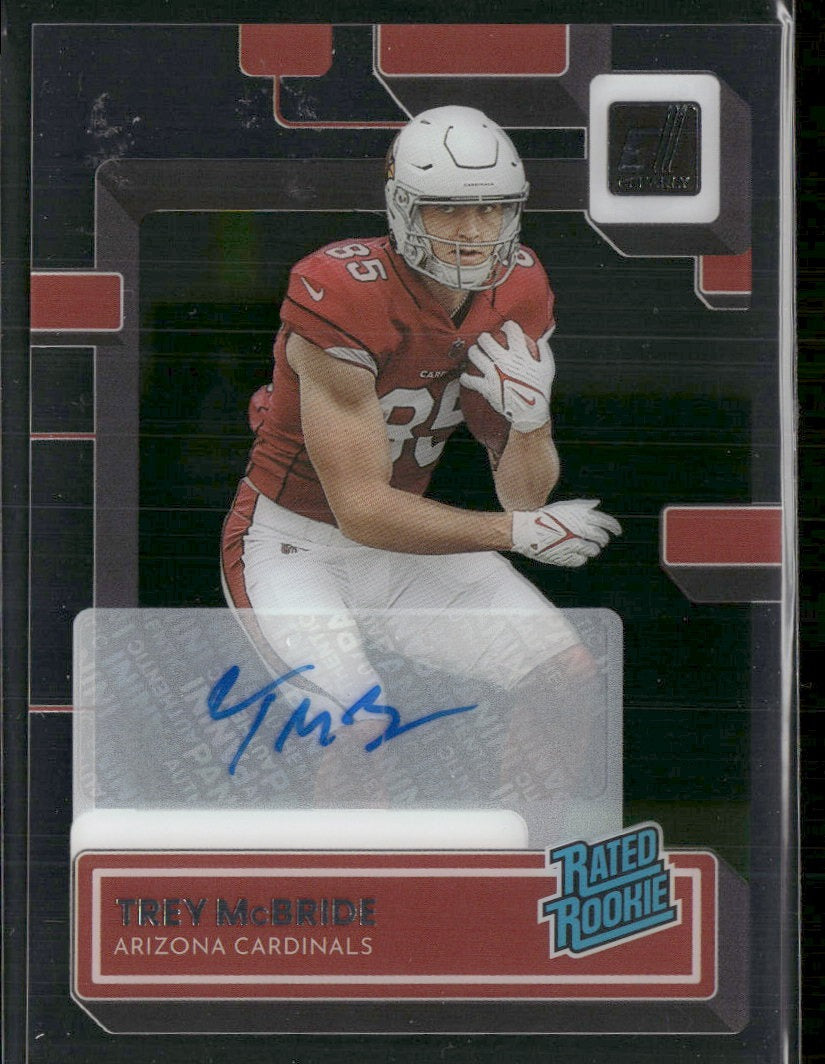 2022 Clearly Donruss Rated Rookie Autographs Trey McBride RC AU #87