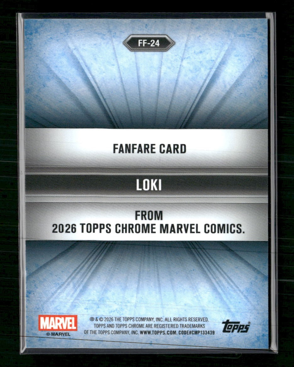 2026 Topps Chrome Marvel Fanfare Loki #FF-24