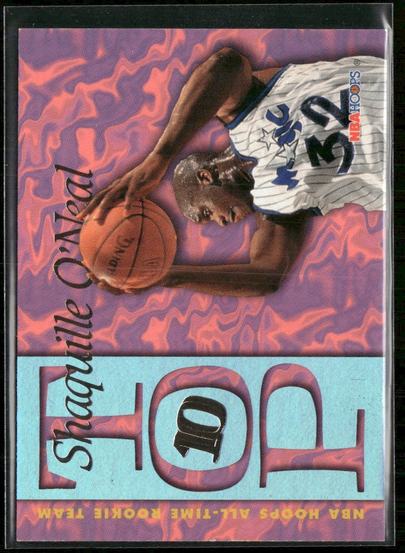 1995-96 Hoops Top Ten Shaquille O'Neal #AR1