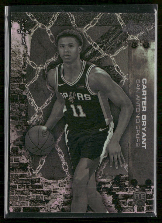 2025-26 Topps Chrome Cactus Jack Pink Refractor Carter Bryant #/250 #74