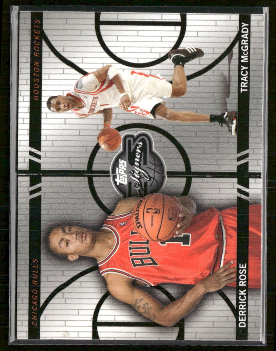 2008-09 Topps Co-Signers Derrick Rose / Tracy McGrady #/899 #CF-1 CF-41