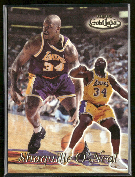 1999-00 Topps Gold Label Shaquille O'Neal #62