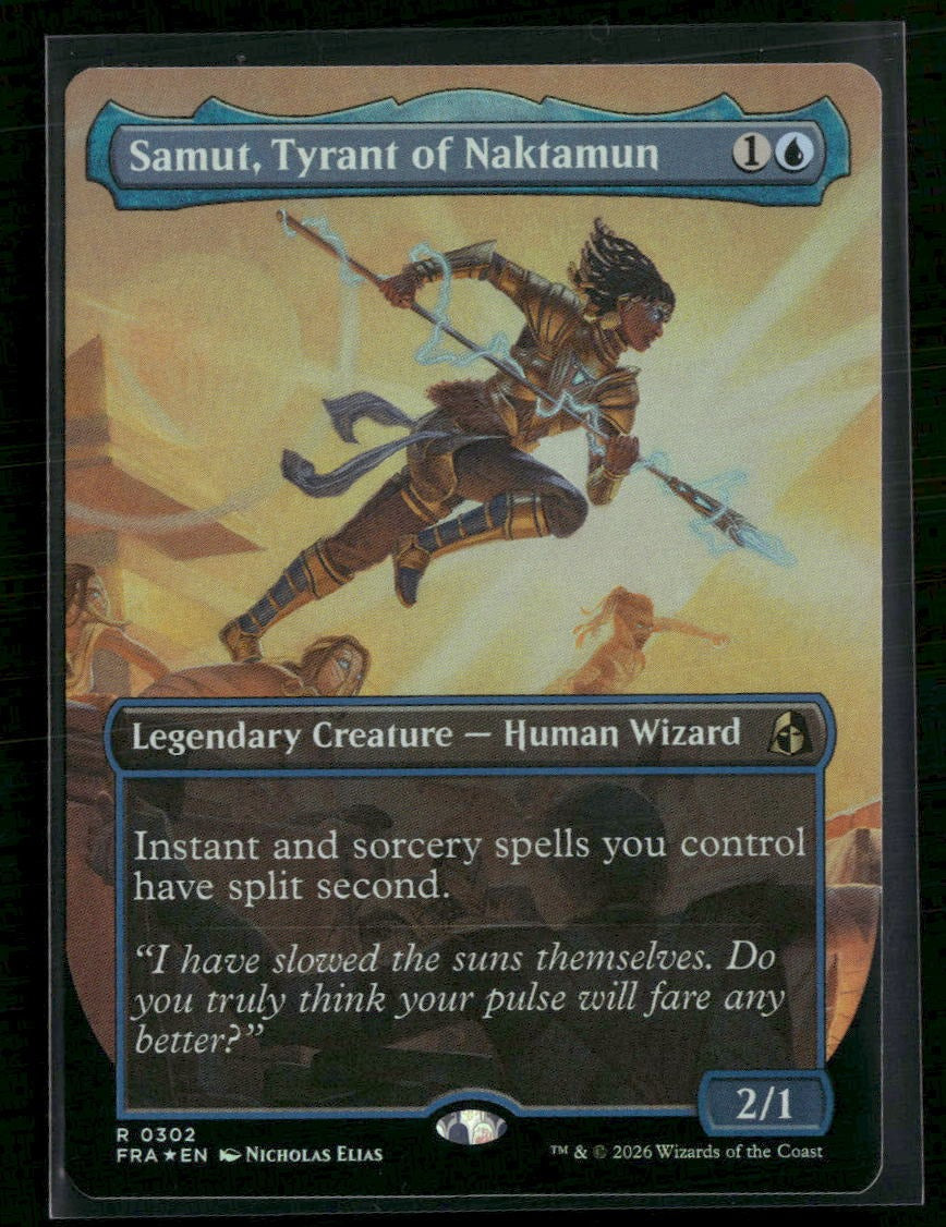 Reality Fracture Samut, Tyrant of Naktamun (Borderless) Foil #302