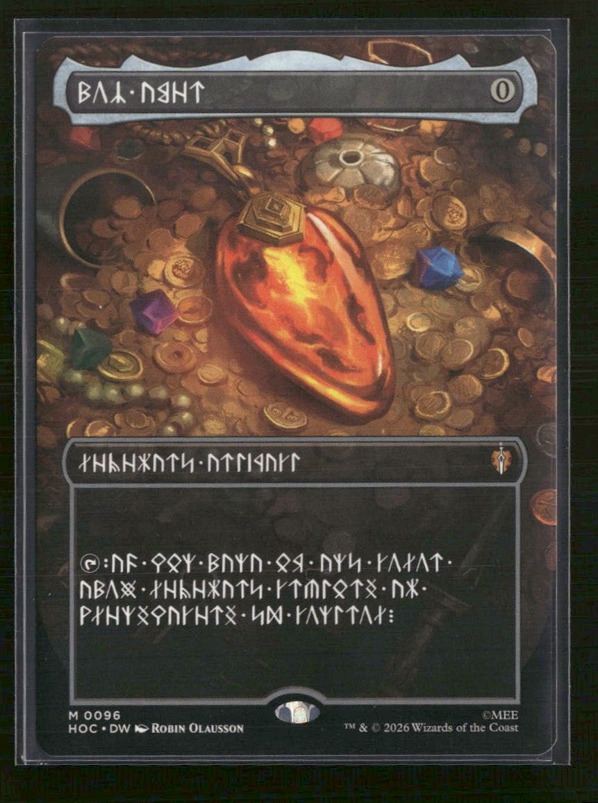 The Hobbit: Eternal-Legal Mox Amber (Borderless) (Dwarvish) #96