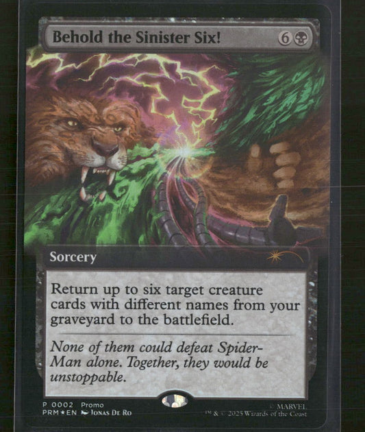 Unique and Miscellaneous Promos Behold the Sinister Six! Foil #2