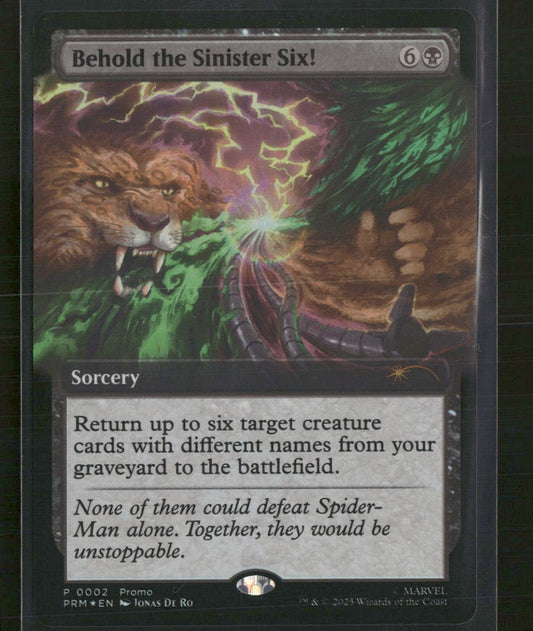 Unique and Miscellaneous Promos Behold the Sinister Six! Foil #2