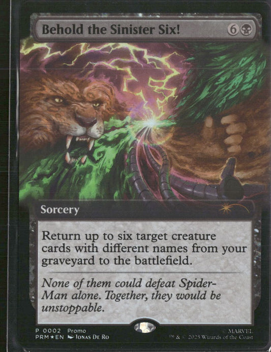 Unique and Miscellaneous Promos Behold the Sinister Six! Foil #2