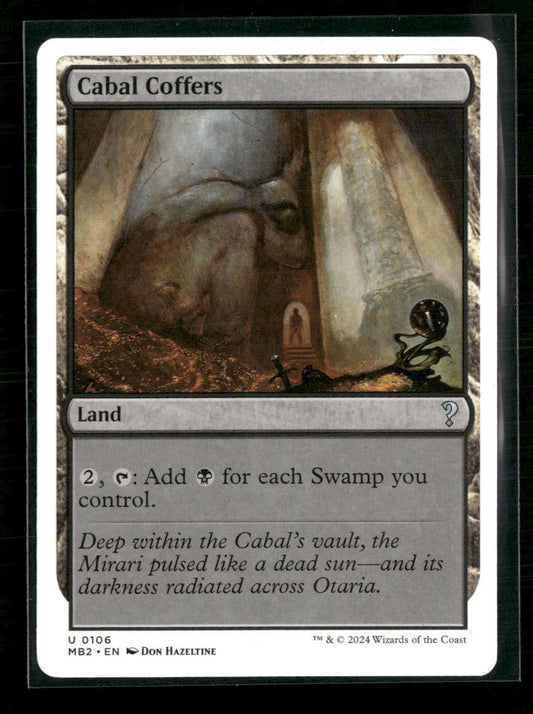 Mystery Booster 2 Cabal Coffers (White Border) #106