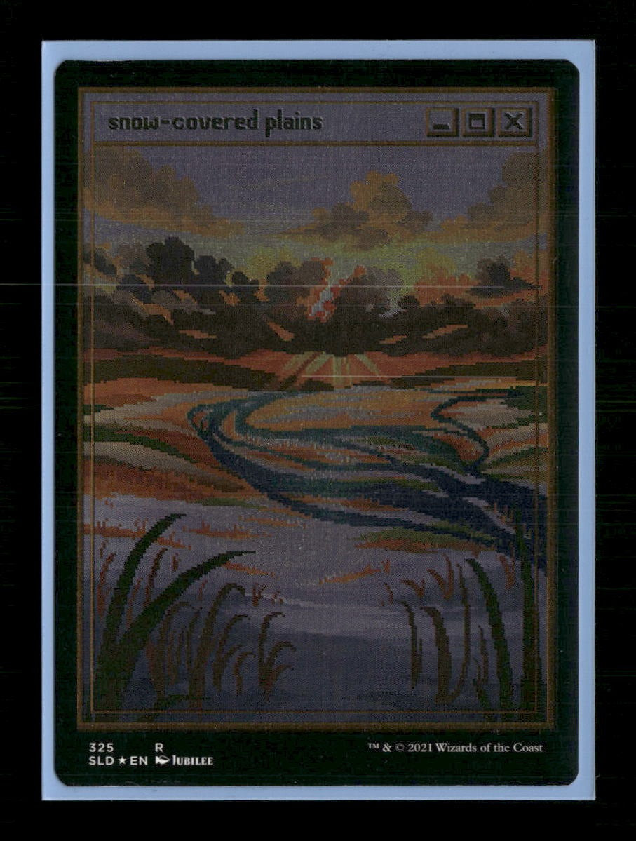 Secret Lair Snow-Covered Plains (PixelSnowLands.jpg) (Foil Etched) #325