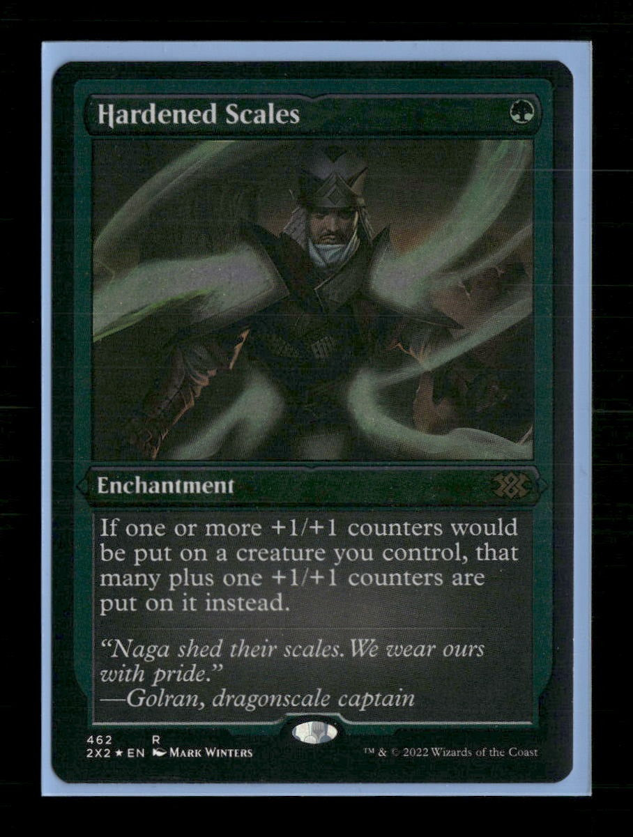 Double Masters 2022 Hardened Scales (Foil Etched) #462