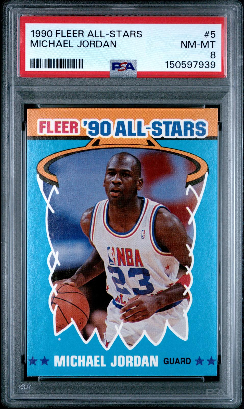 1990 Fleer All-Stars Michael Jordan 8 PSA #5