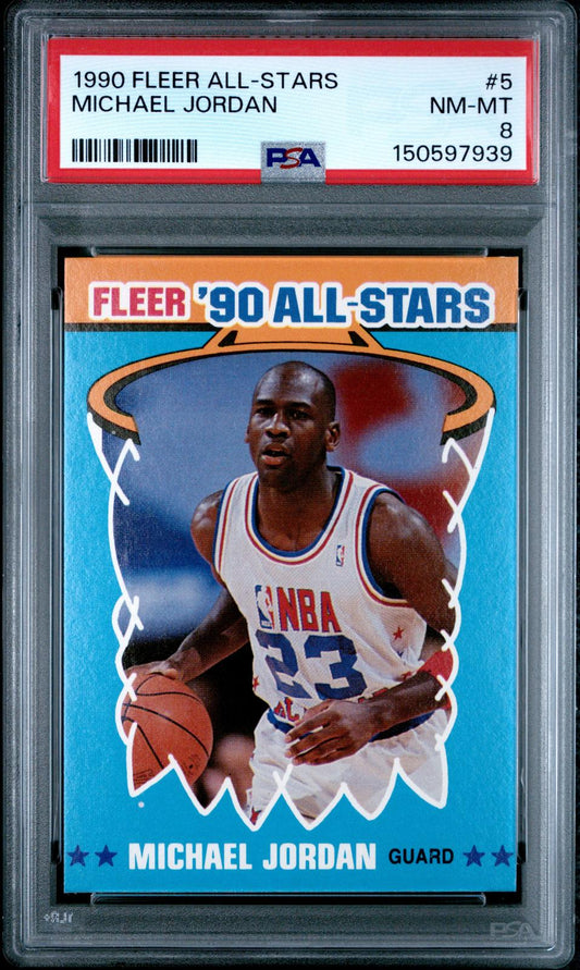 1990 Fleer All-Stars Michael Jordan 8 PSA #5