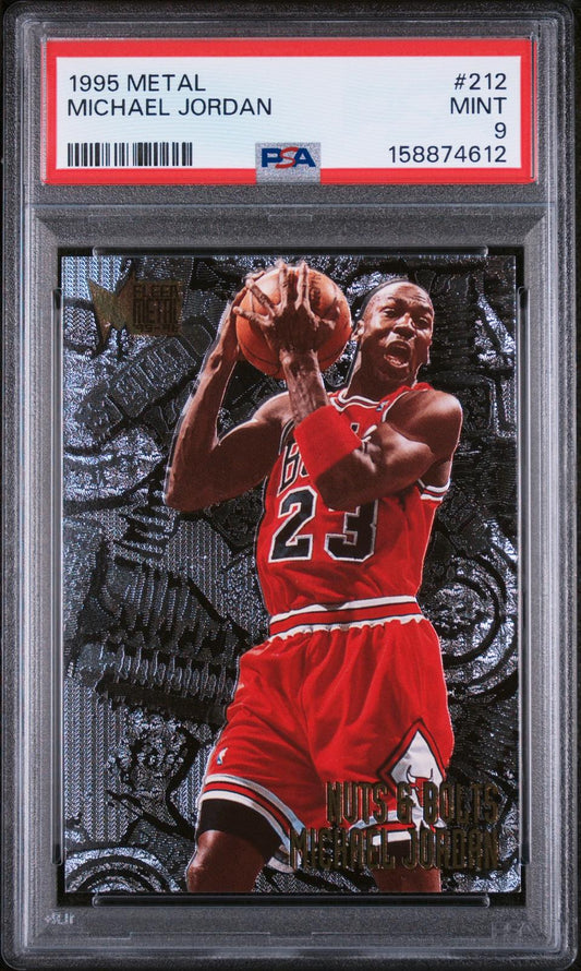 1995 Metal Michael Jordan 9 PSA #212