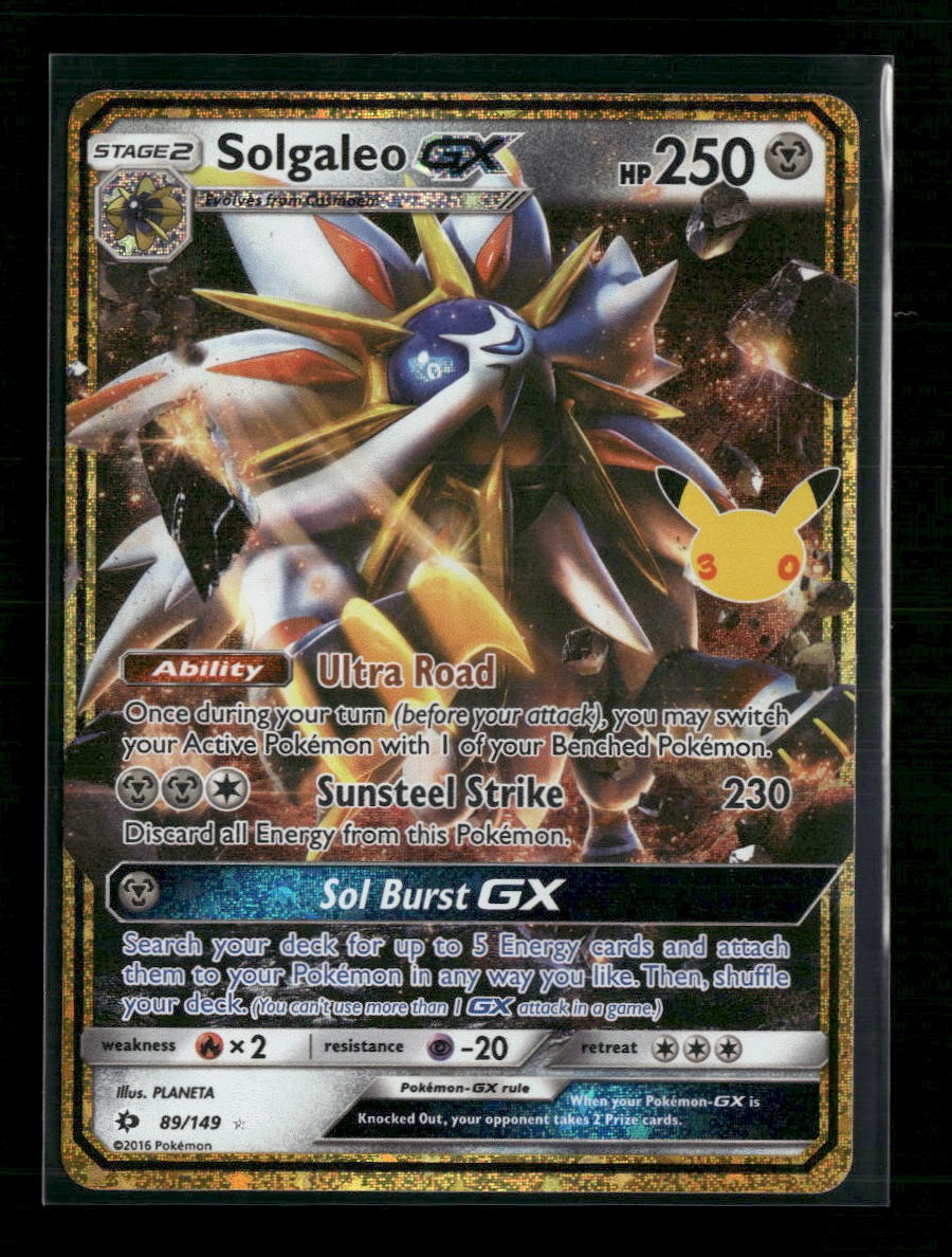 ME: 30th Celebration Classic Collection Solgaleo GX #89/149